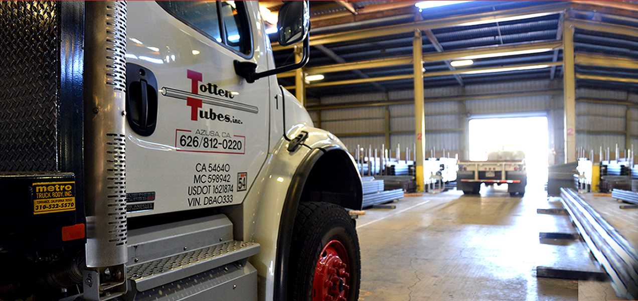 Totten Tubes Delivery Truck